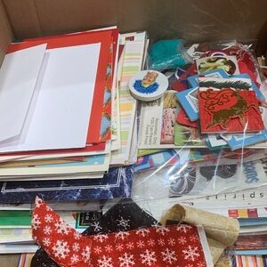 Junk journaling lot Artistic Mixed Media Set with papers, cards, stickers-2